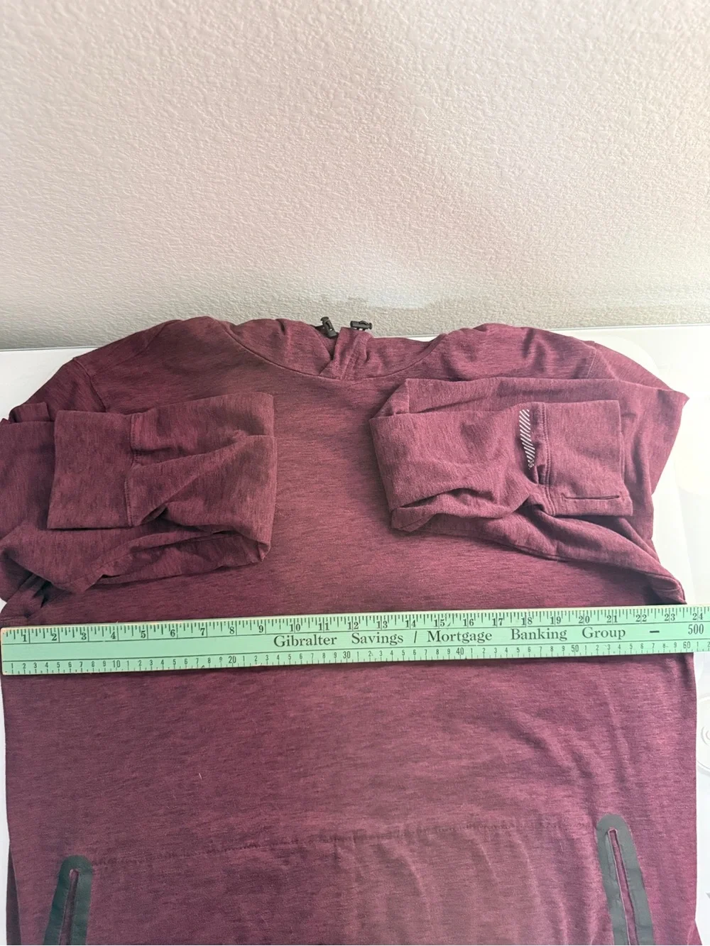 American Eagle Outfitters Men Maroon Crewneck Active Flex Hoodie Sweater Size XL